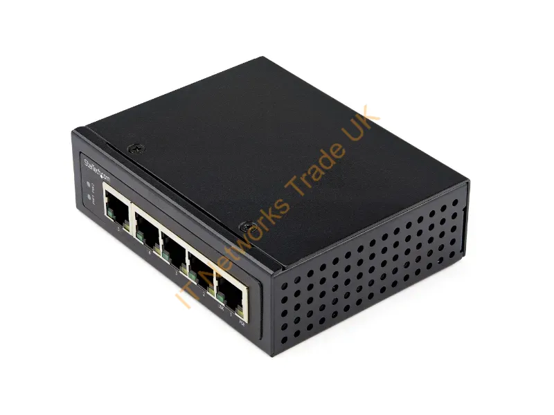 IESC1G50UP - Startech.Com Iesc1G50Up Network Switch Unmanaged Gigabit Ethernet (10/100/1000) Power Over Ethernet (Poe) Black