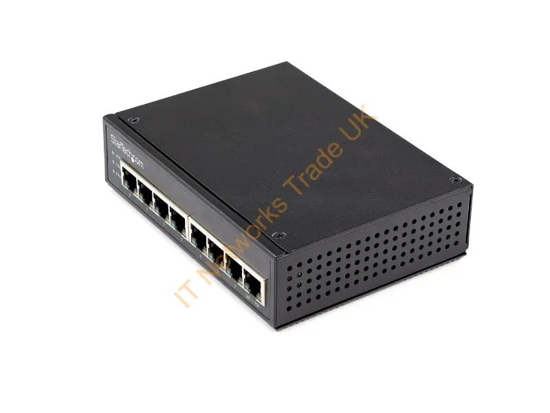 IESC1G80UP - Startech.Com Iesc1G80Up Network Switch Unmanaged Gigabit Ethernet (10/100/1000) Power Over Ethernet (Poe) Black