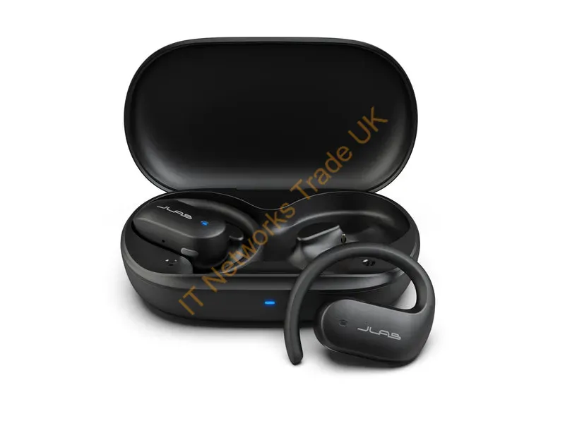 IEUEBJBOPSPRTRBLK82 - JLab Open Sport Headset True Wireless Stereo (TWS) In-ear Calls/Music/Sport/Everyday Bluetooth Black