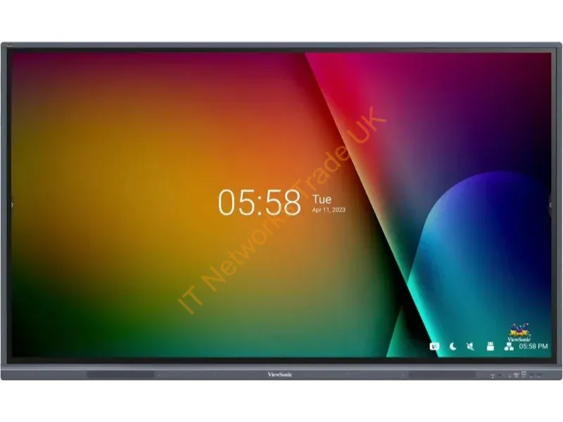 IFP6533-G - Viewsonic IFP6533-G interactive whiteboard 165.1 cm (65") 3840 x 2160 pixels Touchscreen Black HDMI