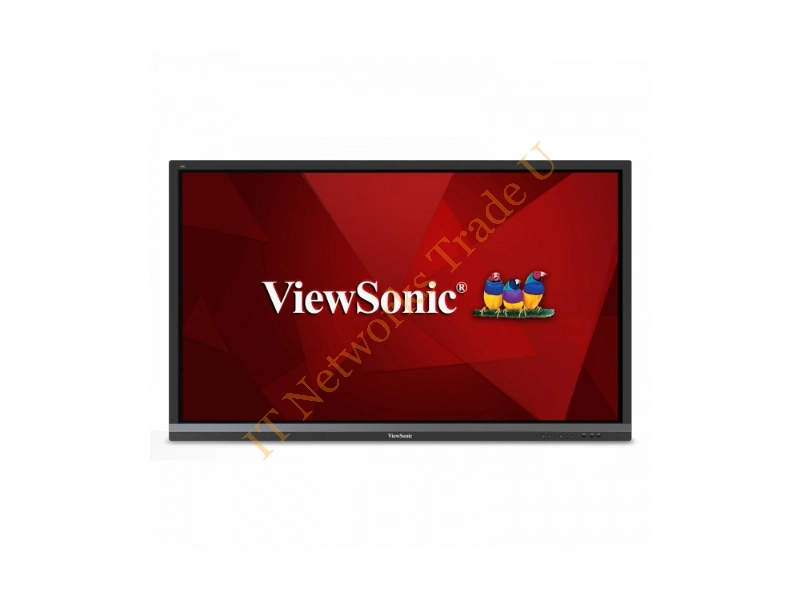 IFP6550 - Viewsonic IFP6550 Digital signage flat panel 65" LED 4K Ultra HD Black signage display LED TV