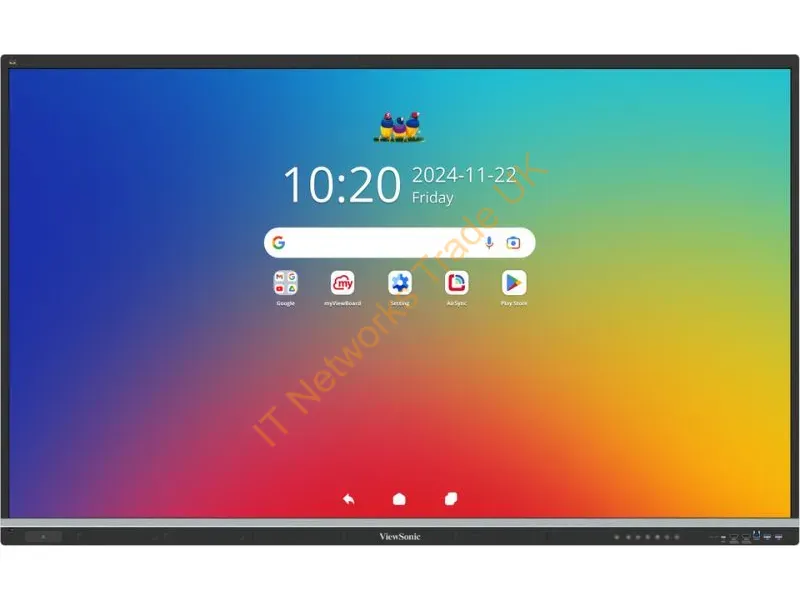 IFP6551-3C - Viewsonic IFP6551-3C interactive whiteboard 165.1 cm (65") 3840 x 2160 pixels Touchscreen Black