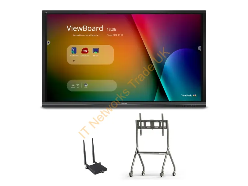 IFP8650-E4 - Viewsonic Ifp8650-E4 Interactive Whiteboard 86" 3840 X 2160 Pixels Touchscreen Black