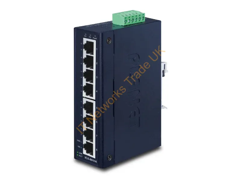 IGS-801M - Planet IGS-801M Managed network switch L2 Gigabit Ethernet (10/100/1000) 1U Black network switch