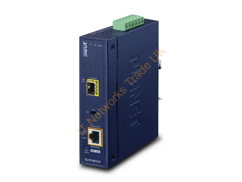 IGTP-805AT - Planet IGTP-805AT 2000Mbit/s 1310nm Black network media converter Networking