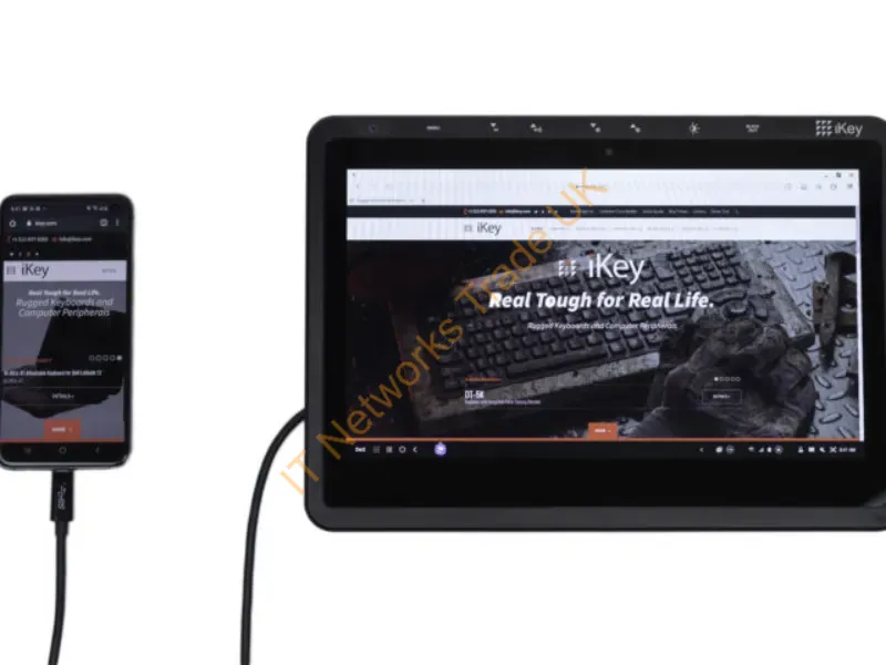 IK-KV-11.6W - Ikey Ik-Kv-11.6W Portable Tv/Monitor Black 11.6" Lcd 1920 X 1080 Pixels