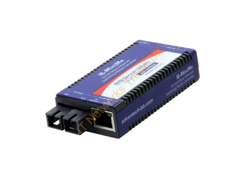 IMC-350I-M8ST - Advantech Imc-350I-M8St Network Media Converter 100 Mbit/S 850 Nm Multi-Mode Black, Blue