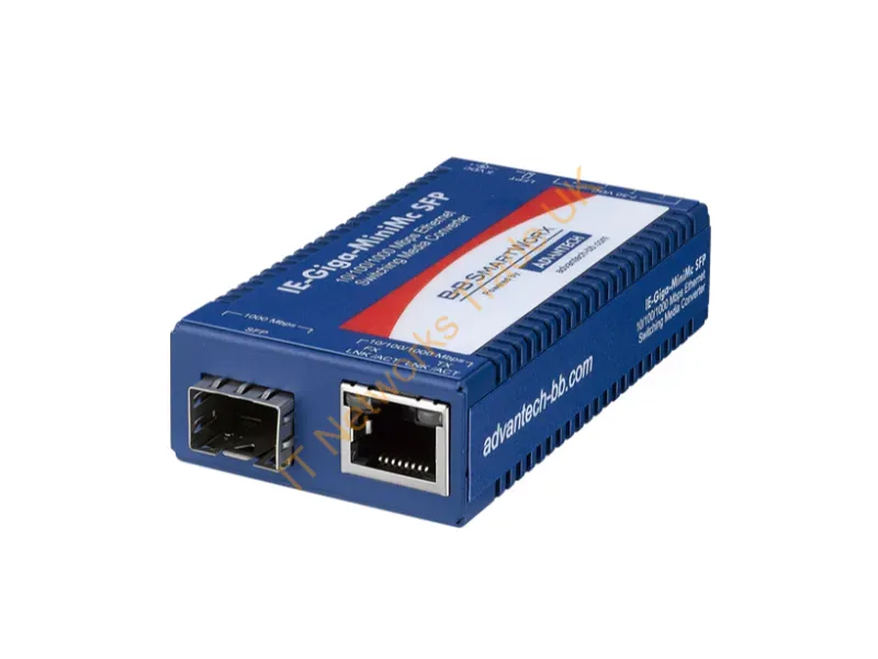 IMC-370-SFP-PS-B - Advantech Imc-370-Sfp-Ps-B Network Media Converter 1000 Mbit/S Blue