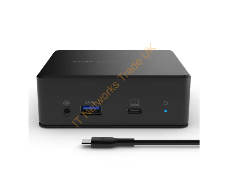 INC002VFBK - Belkin USB-C Dual Display Docking Station USB 3.2 Gen 1 (3.1 Gen 1) Type-C Black