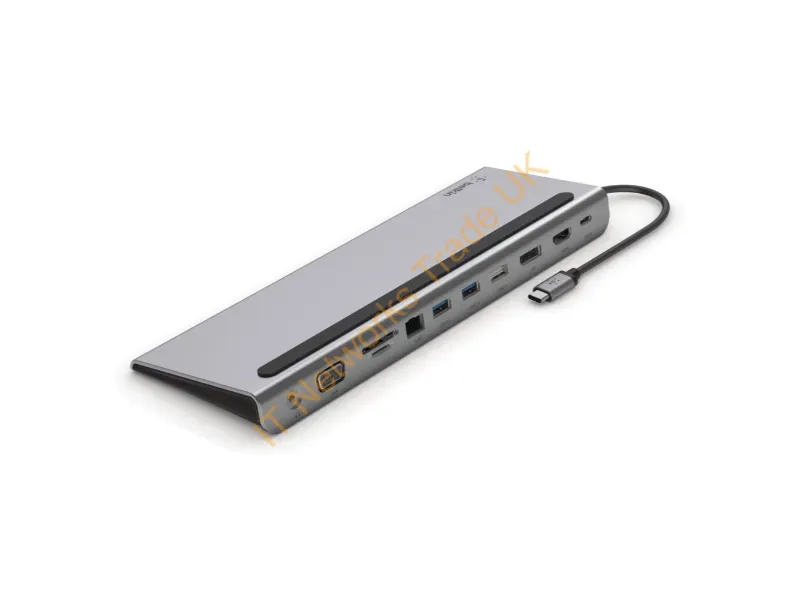 INC004btSGY - Belkin Inc004Btsgy Laptop Dock/Port Replicator Wired Usb 3.2 Gen 1 (3.1 Gen 1) Type-C Black, Gray