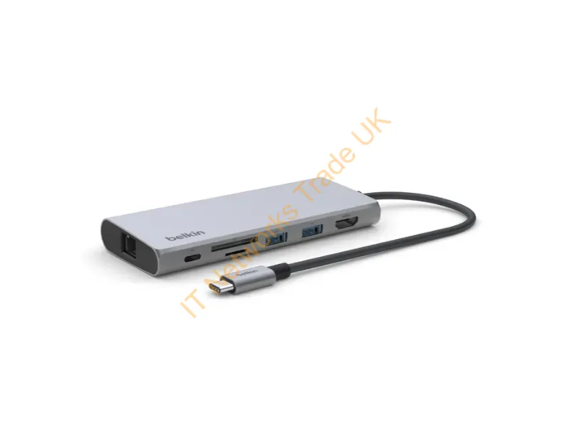 INC009BTSGY - Belkin INC009BTSGY notebook dock/port replicator USB Type-C Silver