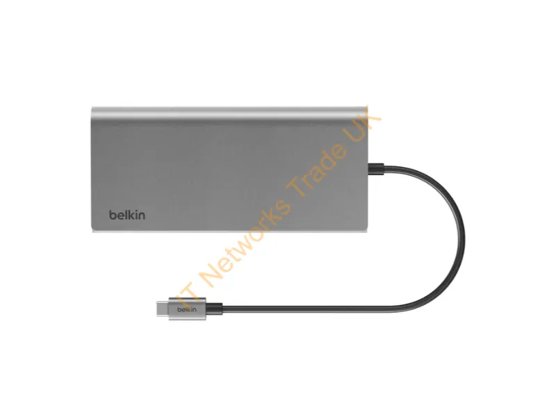 INC015BTSGY - Belkin Inc015Btsgy Laptop Dock/Port Replicator Wired Usb 3.2 Gen 1 (3.1 Gen 1) Type-C Gray