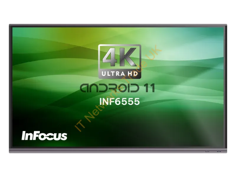 INF6555 - Infocus Inf6555 Interactive Whiteboard 65" 3840 X 2160 Pixels Touchscreen Black Hdmi