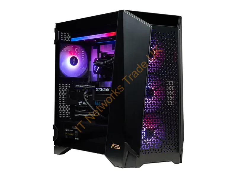 INRSAI2NVZ91291 - Msi Infinite Rs Ai 2Nvz9-1291Us Intel Core Ultra 9 285K 64 Gb Ddr5-Sdram 2 Tb Ssd Nvidia Geforce Rtx 5090 Windows 11 Pro Desktop Pc Black
