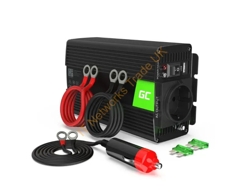 INV16 - Green Cell INV16 power adapter/inverter Auto 500 W Black