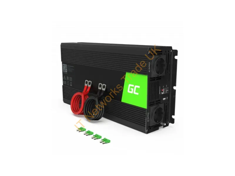 INV21 - Green Cell INV21 power adapter/inverter Auto 6000 W Black