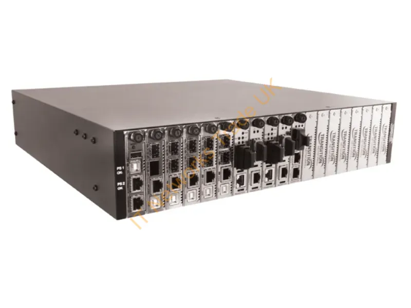 ION219-D - Transition Networks Media Converter Chassis- 19-Slot Chassis(Ch3) W/ Dc Pwr Supply