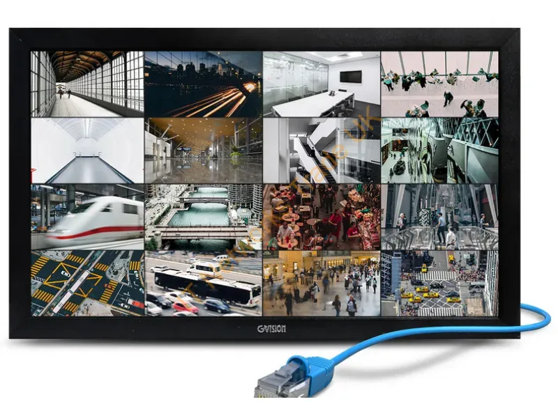 IP24BD-OK-400T - Gvision Gvision, Requires A Quote, 24In Poe Power And Data Ip Monitor, Led, Hdmi +Vga + Dvi + Rj45, Fhd 1920X1080, 250 Nits, 3000:1 Contrast, 2 Built-In Speakers, 100Mm Vesa, Black , TAA Compliant, Linux