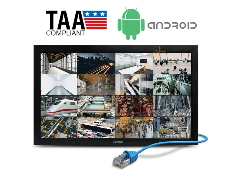 IP24BD-OK-400TD - Gvision Ip24Bd-Ok-400Td Signage Display Digital A-Board 24" Led 250 Cd/M Full Hd Black Built-In Processor Android 11
