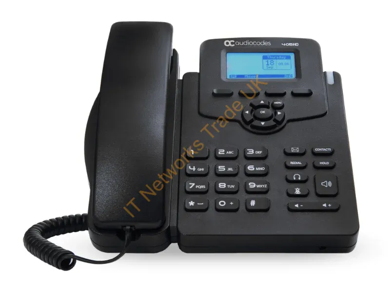 IP405HDEG - Audiocodes 405Hd Ip Phone Black 2 Lines Lcd