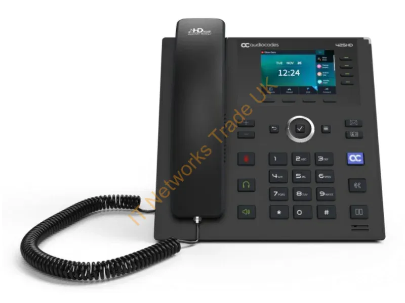 IP425HDEG - Audiocodes 425Hd Ip-Phone Poe Gbe Black