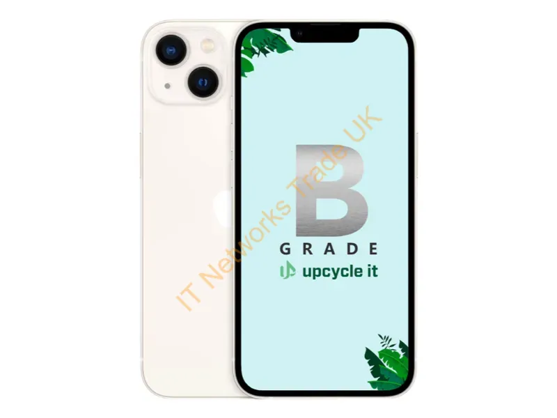 IPHONE14-128GB-B002 - Apple iPhone 14 (Refurbished) B 15.5 cm (6.1") Dual SIM iOS 17 5G 128 GB White