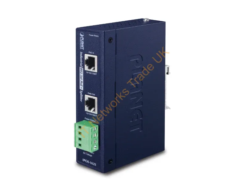 IPOE-162S - Planet IPOE-162S Gigabit Ethernet 56V PoE adapter Network Adapters