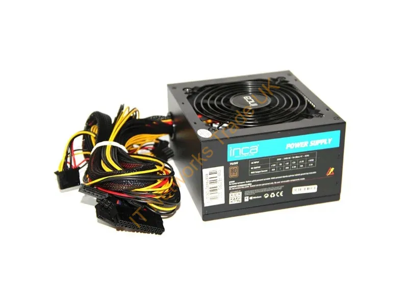 IPS-075PB - Inca IPS-075PB power supply unit 750 W 20+4 pin ATX ATX Black