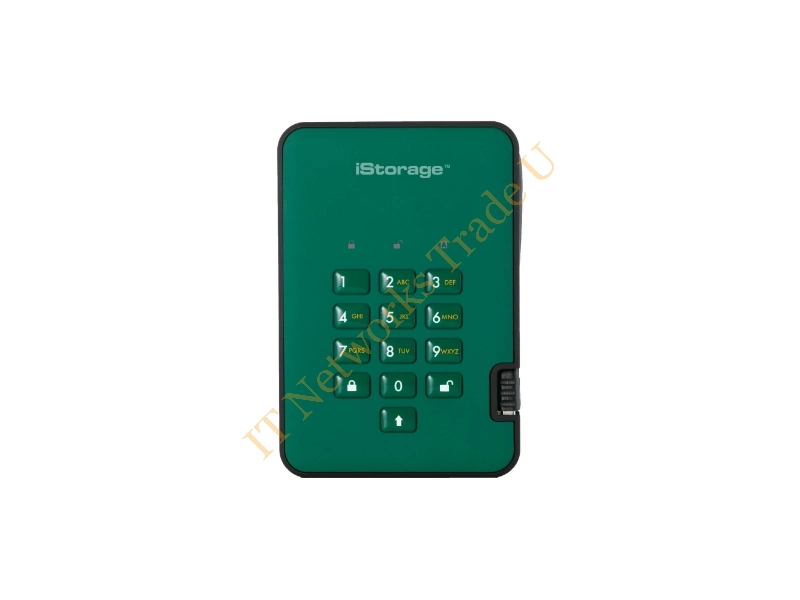 IS-DA2-256-SSD-128-GN - iStorage diskAshur 2 128GB Green Solid State Drives