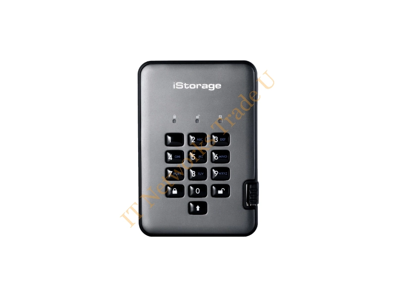 IS-DAP2-256-500-C-G - iStorage diskAshur PRO2 500GB Black, Graphite external hard drive
