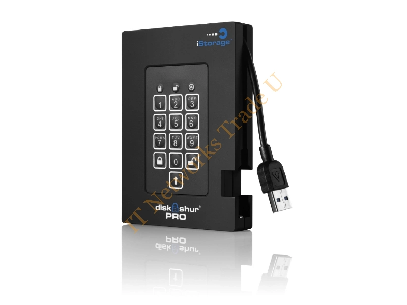 IS-DP3-256-1500F - iStorage diskAshur Pro FIPS USB3 256-bit 1.5TB External Hard Drives