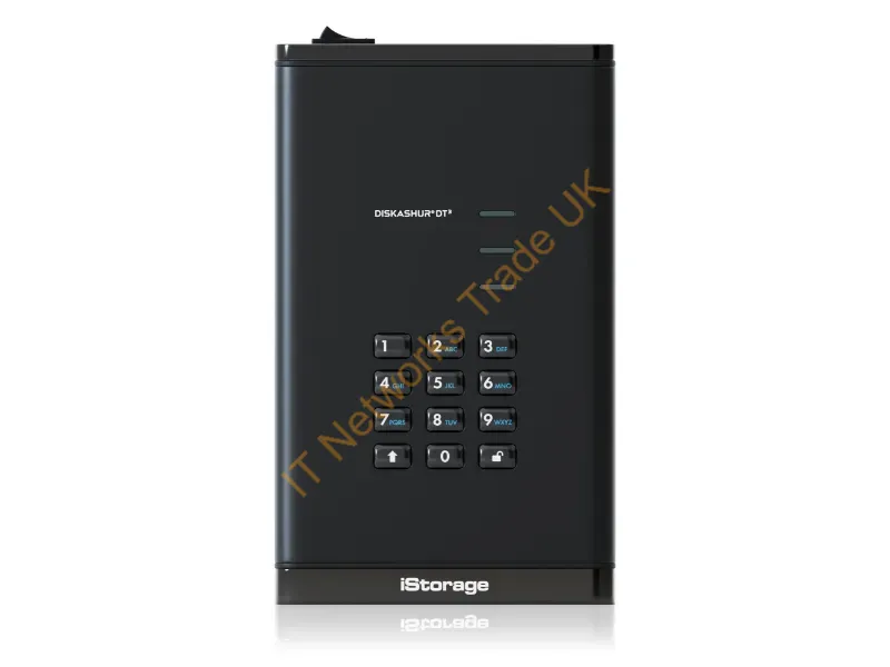 IS-DT3-256-18000-F - Istorage Diskashur Dt3 Hdd External Hard Drive 18 Tb Usb Type-C 3.2 Gen 1 (3.1 Gen 1) Black