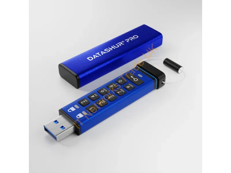 IS-FL-DA3-256-256 - Istorage Datashur Pro Usb3 256Gb Usb Flash Drive Usb Type-A 3.2 Gen 1 (3.1 Gen 1) Blue