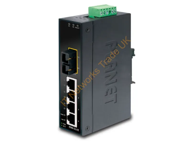 ISW-511T - Planet ISW-511T Unmanaged network switch L2 Fast Ethernet (10/100) Black network switch