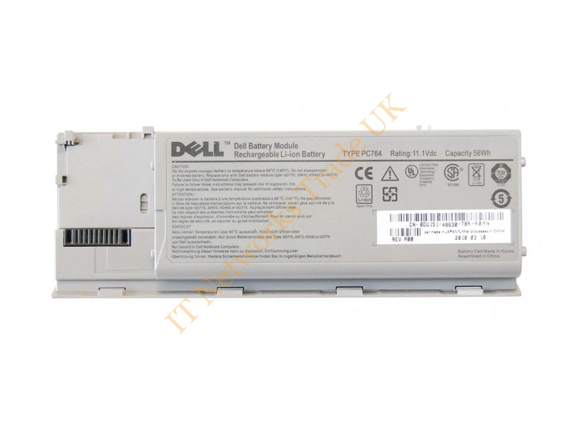 J025J Dell 6-Cell 11.1V 56WHr Lithium-Ion Battery for Latitude D620 D630 Laptop Battery