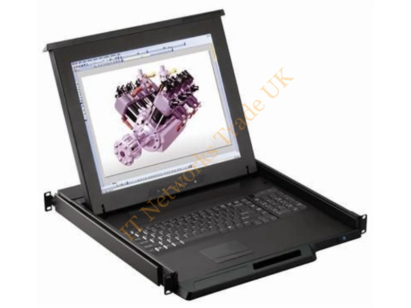 J1470-80001 HP Rackmount Flat Panel Monitor 15 TFT /Keyboard with Trackball KVM LCD And Keyboard Combo