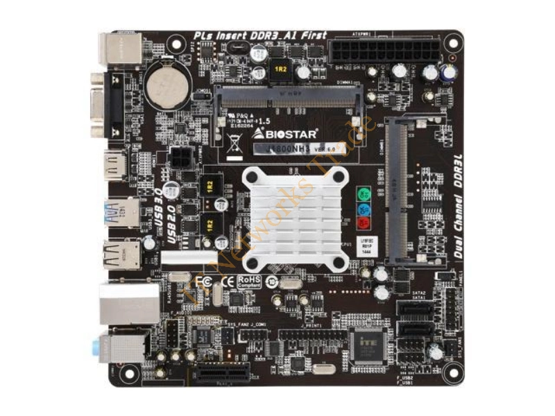 J1800NH3 Biostar System Board for Celeron J1800 Desktop Motherboard