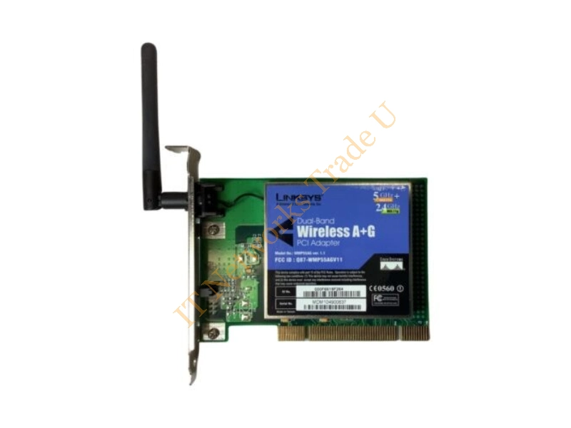 J1893 Dell /Linksys Dual-Band Wireless A+G PCI Network Adapter Card