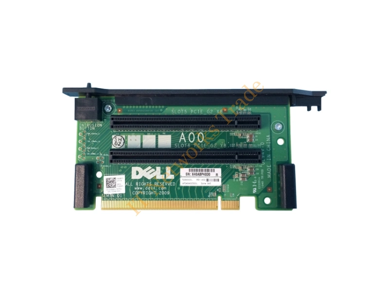 J222N Dell 6-SLOT PCI-Express 2.0 X16 Riser Board for PowerEdge R815 Server Accessory