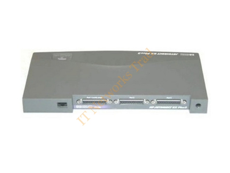 J2590A HP JetDirect EX Plus3 External Network Print Server Ethernet 3-Ports 10/100Base-T RJ45 LAN Interface Module