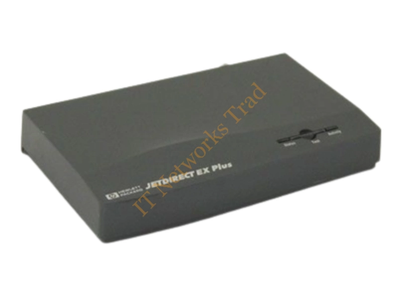 J2591-69001 HP JetDirect EX Plus 10Mbps Fast Ethernet RJ45/BNC 1-Port x Parallel DB-25 External Network Print Server