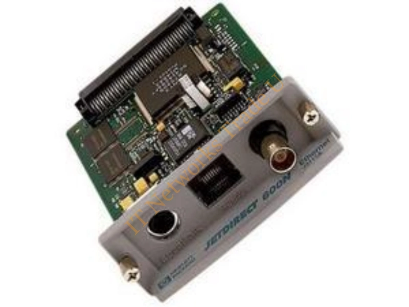 J2591A HP JetDirect EX Plus 10Mbps Fast Ethernet RJ45/BNC 1-Port x Parallel DB-25 External Network Print Server