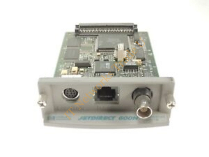 J3111-60002 HP JetDirect 600N EIO Fast Ethernet 10Base-T RJ-45 Connector Lan Interface Network Print Server with Local Talk