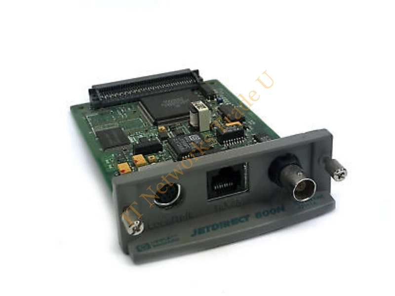 J3111A HP JetDirect 600N EIO Fast Ethernet 10Base-T RJ-45 Connector Lan Interface Network Print Server with Local Talk