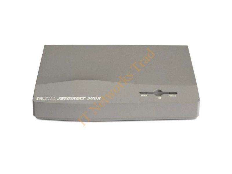 J3263-69011 HP JetDirect 300X External Network Print Server 1 x Parallel 10/100 Ethernet RJ-45 Interface Connector