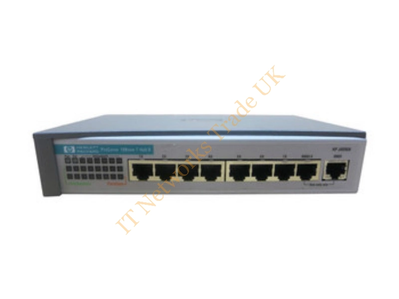 J3300-69001 HP ProCurve 10Base-T Ethernet Hub 12-Ports 1 Transceiver Slot