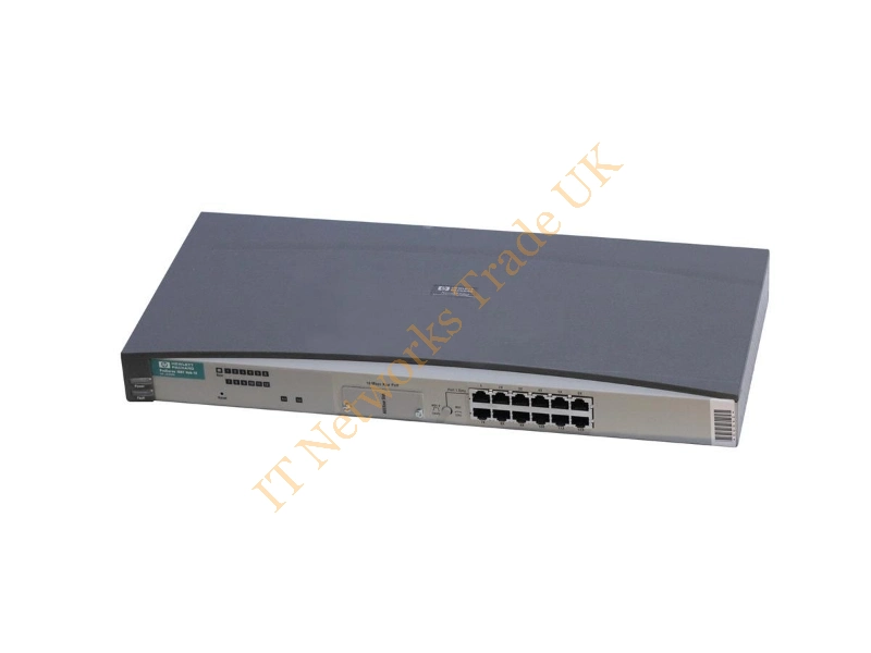 J3300A HP ProCurve 10Base-T Ethernet Hub 12-Ports 1 Transceiver Slot