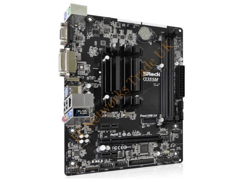 J3355M ASRock J3355M Intel J3355 2.5GHz/ DDR3&DDR3L/ SATA3 / USB3.0/ GbE/ MicroATX Motherboard & CPU Combo