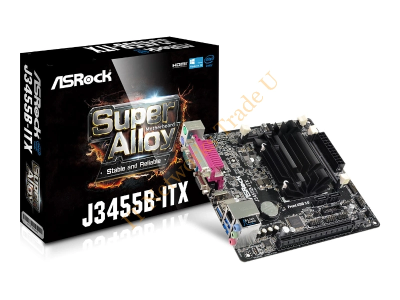 Asrock J3455B-ITX NA (integrated CPU) Mini ITX