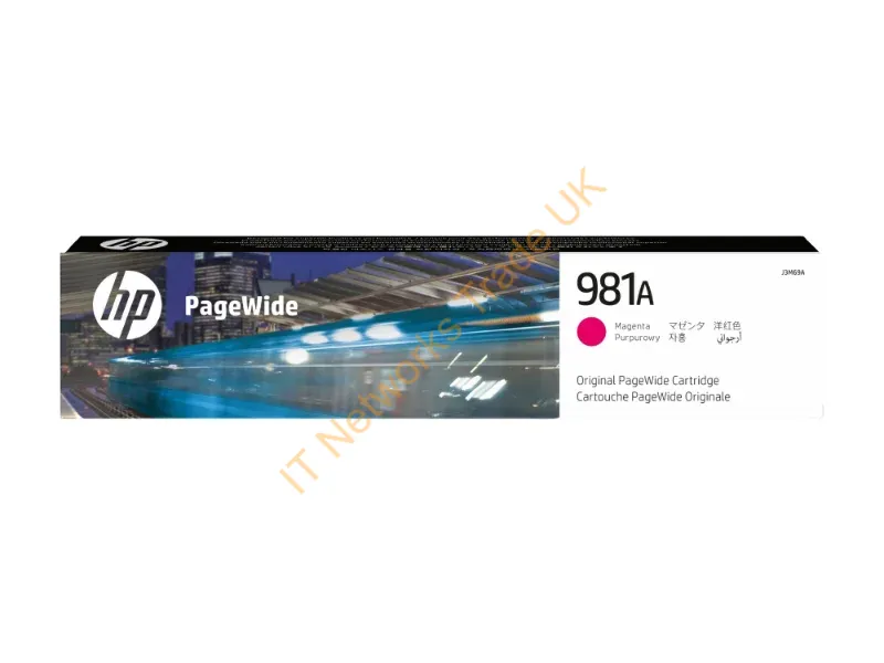 HP J3M69A (981A) Ink cartridge magenta, 6K pages, 69ml Printer